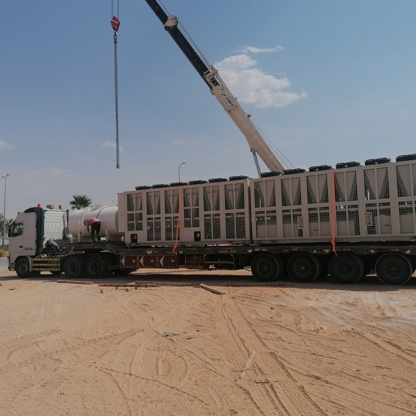 Industrial Manufacturing Machinery and Heavy Press Assembly Lowbed Haulage