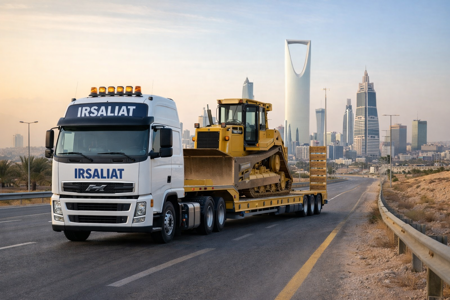 Lowbed Truck Available in Riyadh, Price Start from 250 Saudi Riyal